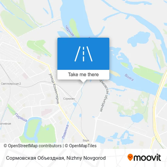 Сормовская Объездная map