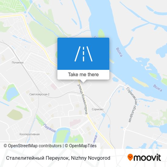 Сталелитейный Переулок map