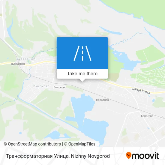 Трансформаторная Улица map