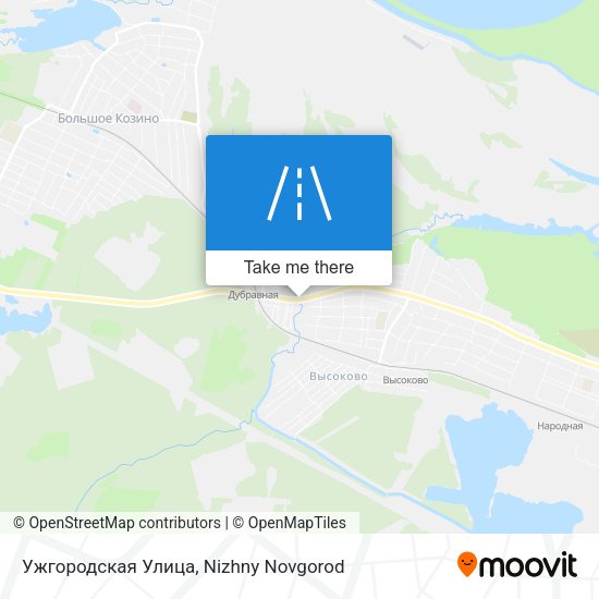 Ужгородская Улица map