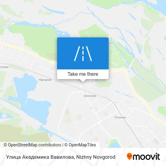 Улица Академика Вавилова map