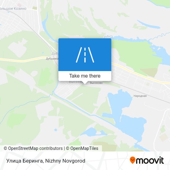 Улица Беринга map