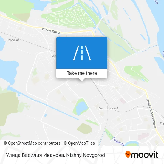Улица Василия Иванова map