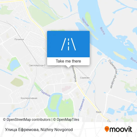 Улица Ефремова map