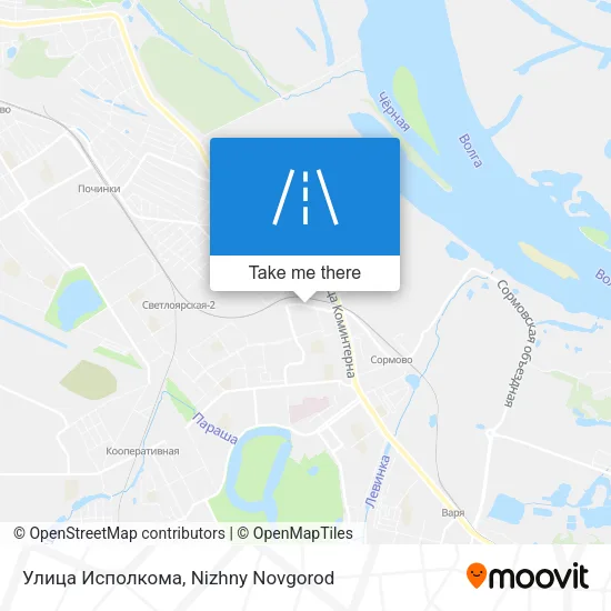 Улица Исполкома map