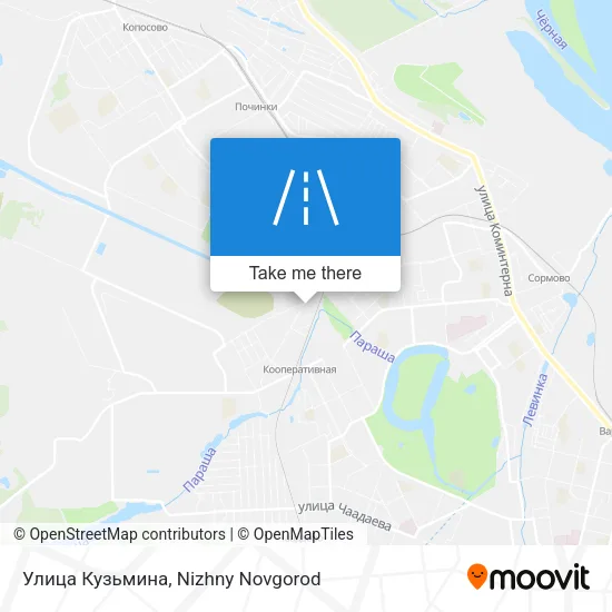 Улица Кузьмина map