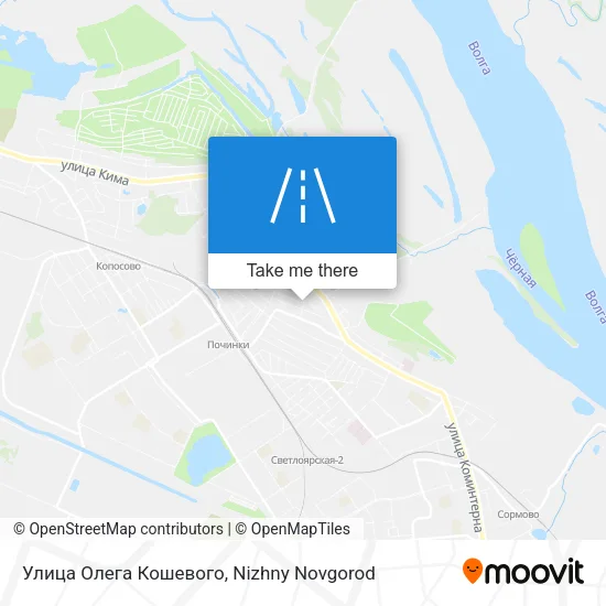 Улица Олега Кошевого map