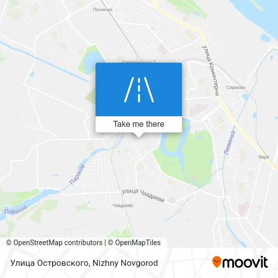 Улица Островского map