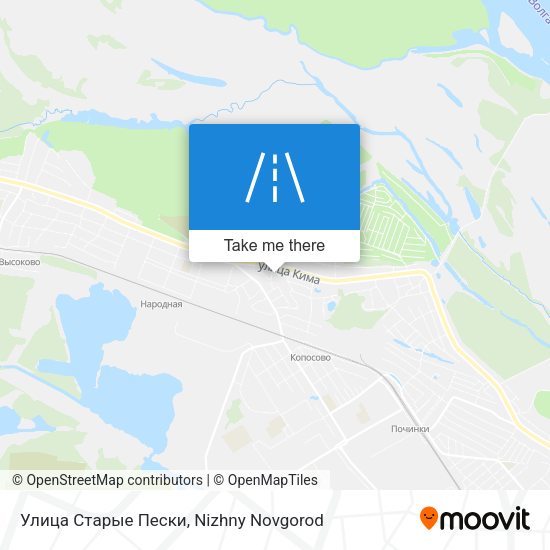Улица Старые Пески map