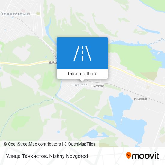 Улица Танкистов map