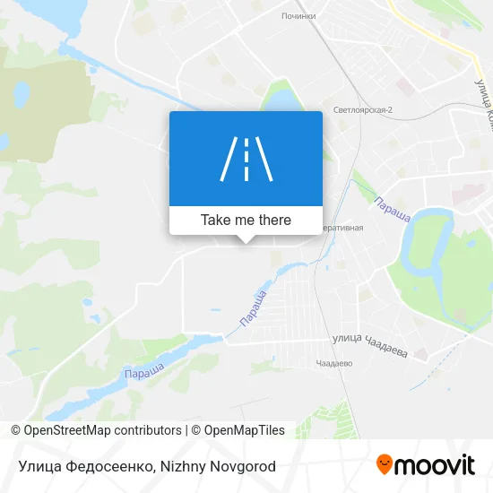 Улица Федосеенко map