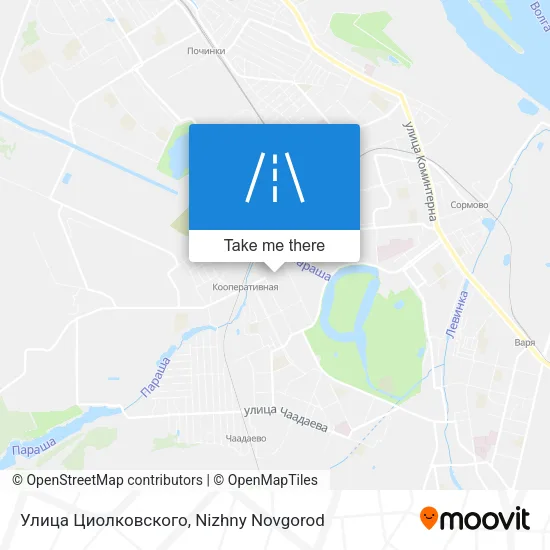 Улица Циолковского map