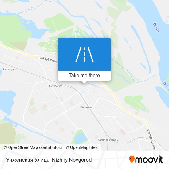 Унженская Улица map