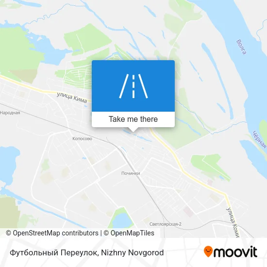 Футбольный Переулок map