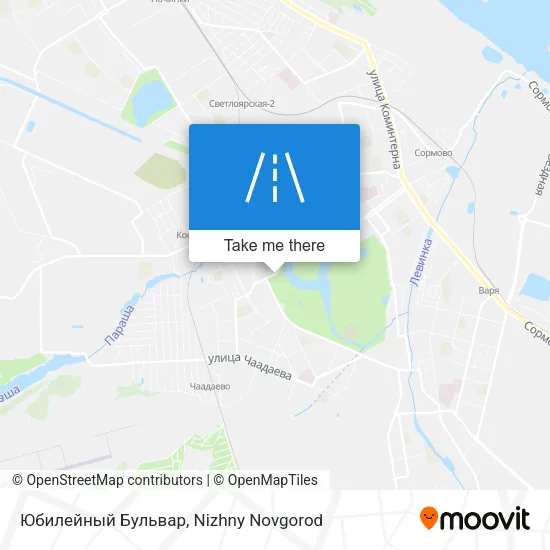 Юбилейный Бульвар map
