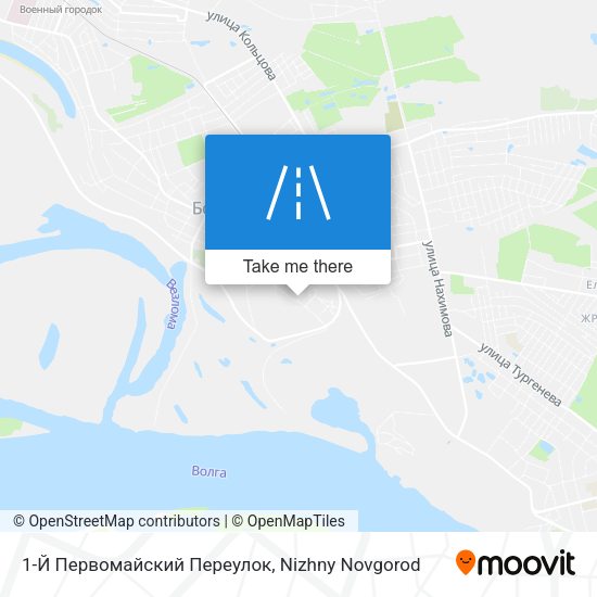 1-Й Первомайский Переулок map