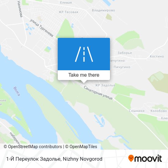 1-Й Переулок Задолье map