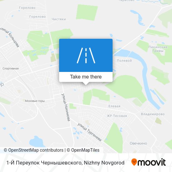 1-Й Переулок Чернышевского map
