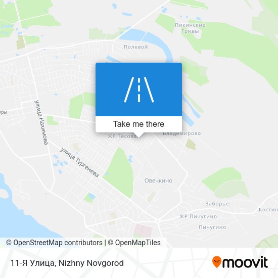 11-Я Улица map
