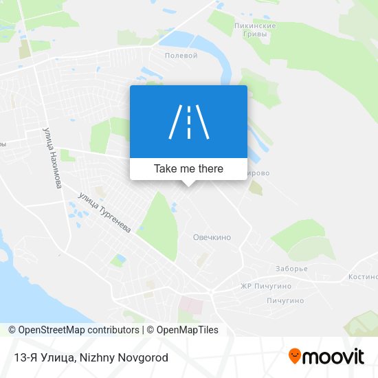 13-Я Улица map