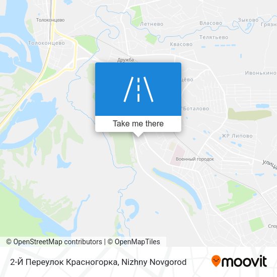 2-Й Переулок Красногорка map