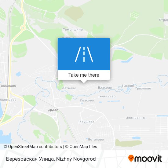 Берёзовская Улица map