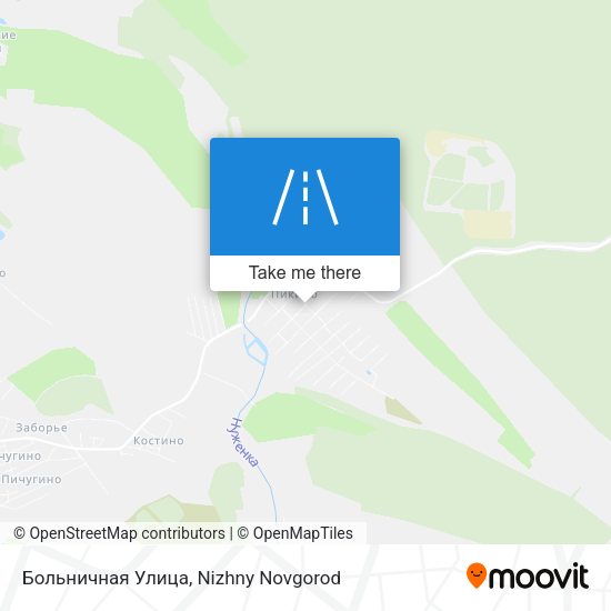 Больничная Улица map
