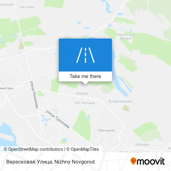 Вересковая Улица map