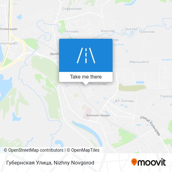 Губернская Улица map