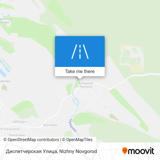 Диспетчерская Улица map