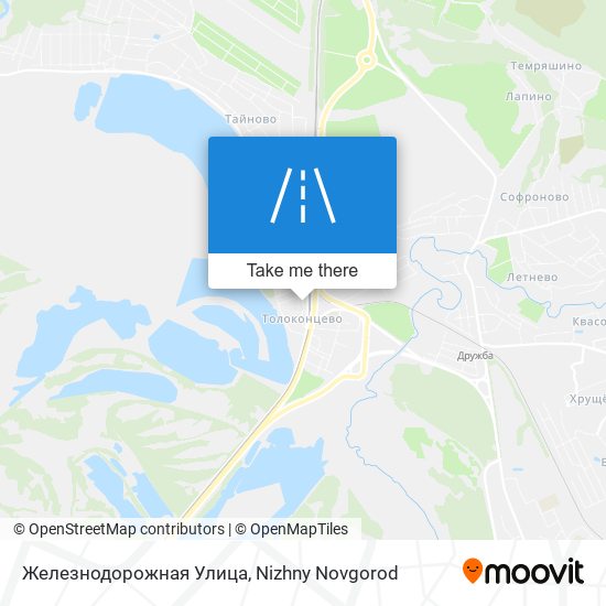 Железнодорожная Улица map