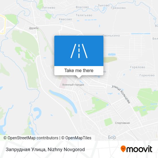 Запрудная Улица map