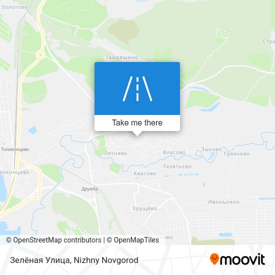 Зелёная Улица map
