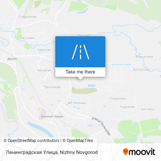 Ленинградская Улица map