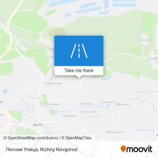 Лесная Улица map