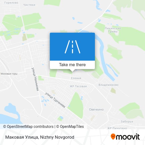 Маковая Улица map