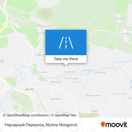 Народный Переулок map