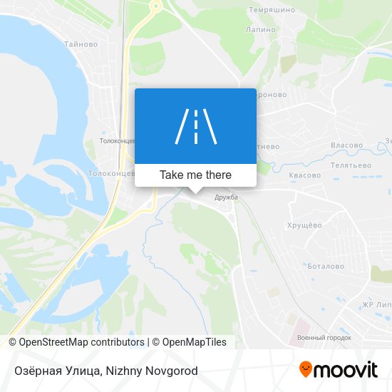 Озёрная Улица map