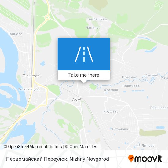 Первомайский Переулок map
