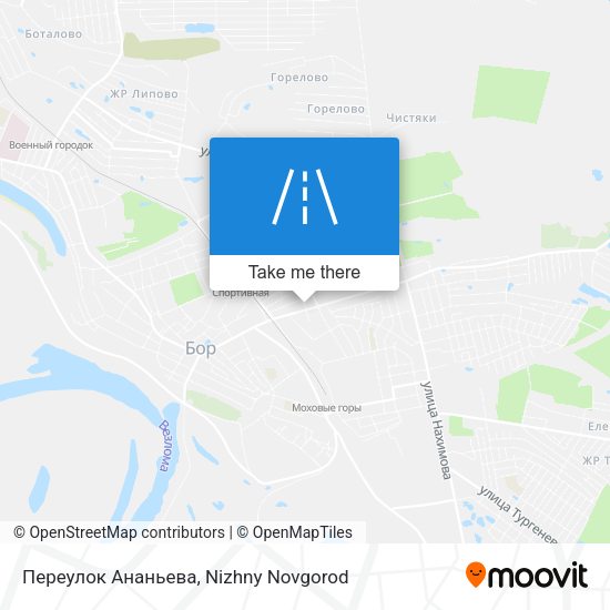 Переулок Ананьева map