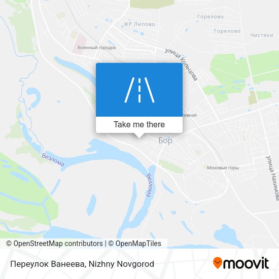 Переулок Ванеева map