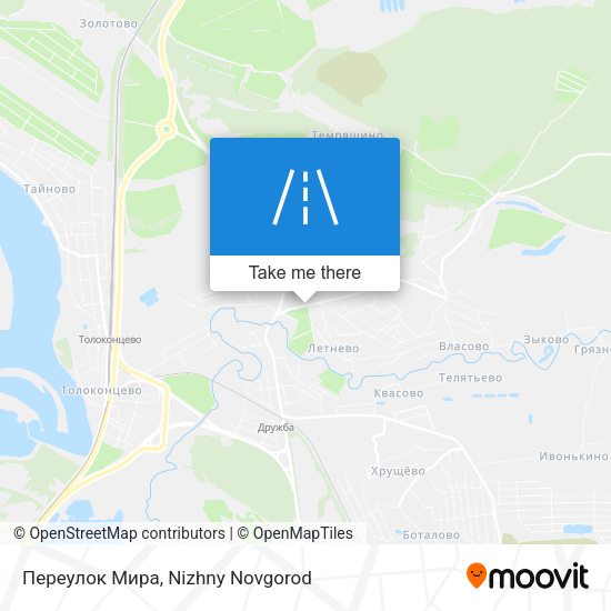 Переулок Мира map