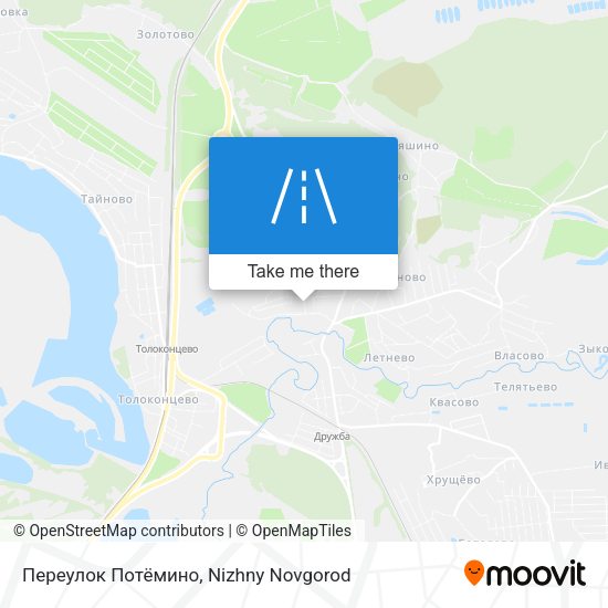 Переулок Потёмино map