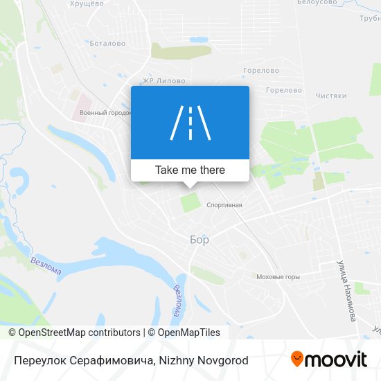 Переулок Серафимовича map