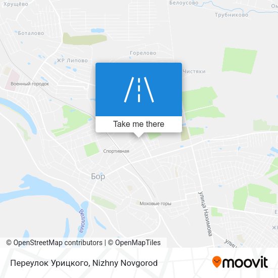 Переулок Урицкого map