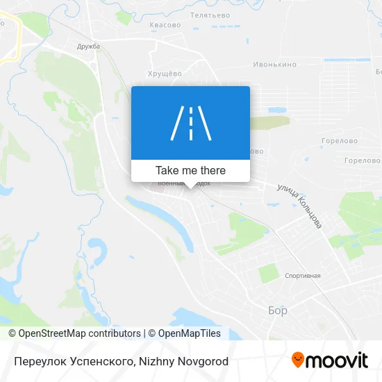 Переулок Успенского map