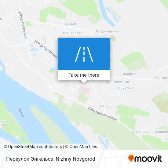 Переулок Энгельса map