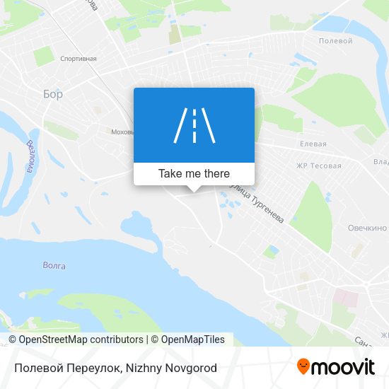 Полевой Переулок map