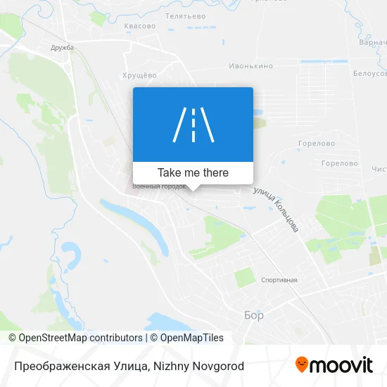 Преображенская Улица map