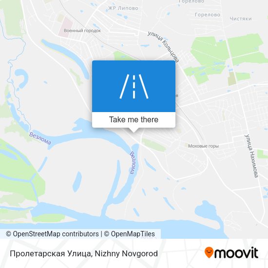 Пролетарская Улица map